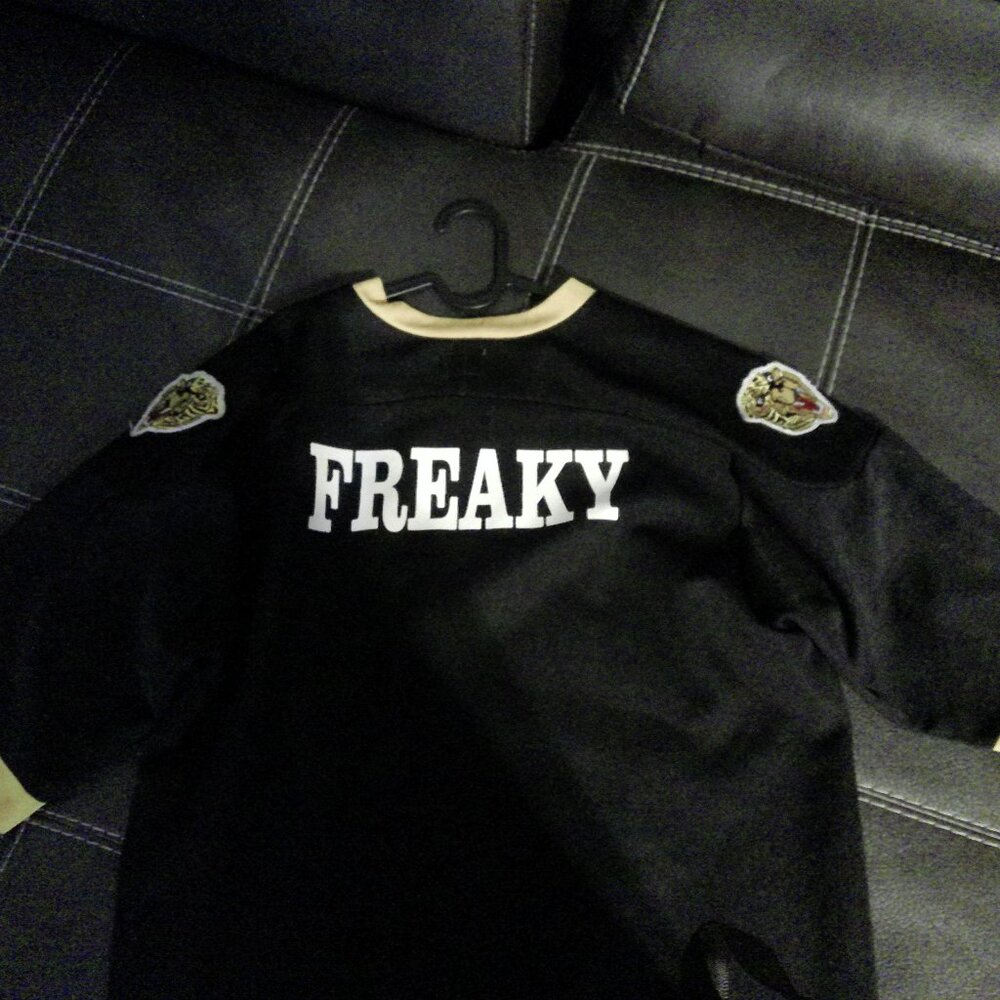 Supreme Freaky Hockey Jersey Black Mens Size Large